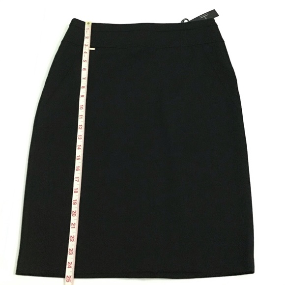 Tahari Black Pencil Skirt - Picture 8 of 9